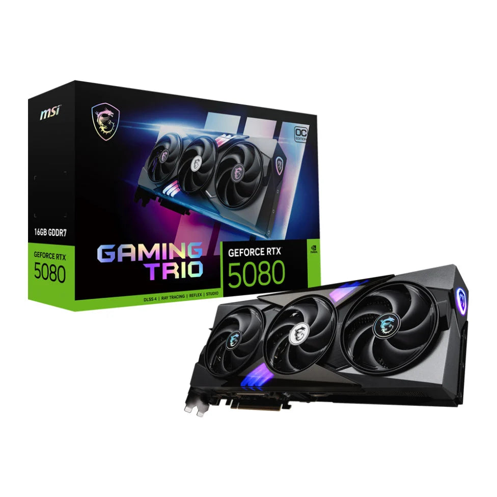 MSI GeForce RTX 5080 16GB GAMING TRIO OC