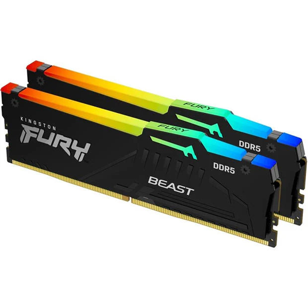 Kingston Technology FURY Beast 32GB 6000MT/s DDR5 CL36 DIMM (Kit of 2) RGB EXPO